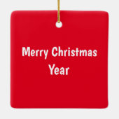 Moonshine Silhouette Weihnachtsschmuck (Rückseite)