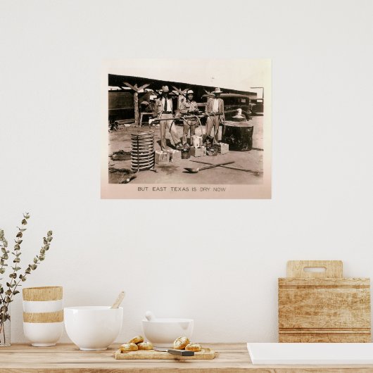 Moonshine Still - Verbot, Kilgore, TX 1931 Poster (Küche)