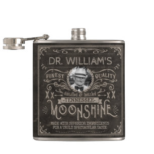 Moonshine Vintage Hinterwäldler-Medizin-Gewohnhei Flachmann