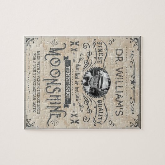 Moonshine Vintage lustige Puzzle (Horizontal)