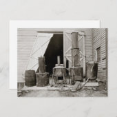 Moonshine wurde 1926 noch von der Polizei beschlag Postkarte (Vorne/Hinten)