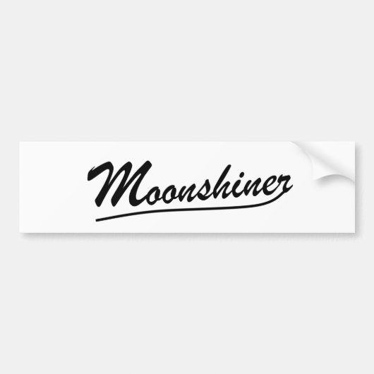 Moonshiner Autoaufkleber (Vorne)