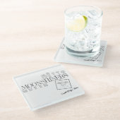 Moonshiners Glass Untersetzer (Schrägansicht)