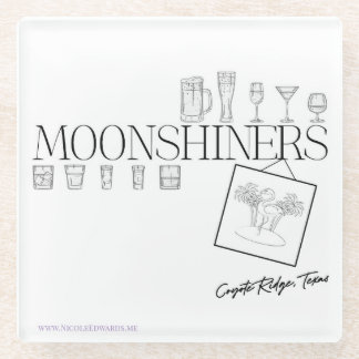 Moonshiners Glass Untersetzer