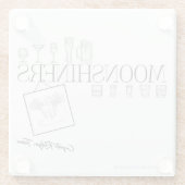 Moonshiners Glass Untersetzer (Rückseite)