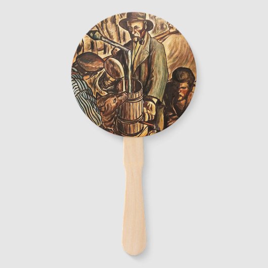 Moonshiners machen weißen Blitz Whiskey Liquor Fächer (Vorderseite)