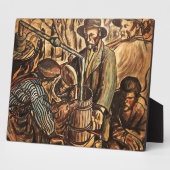 Moonshiners machen weißen Blitz Whiskey Liquor Fotoplatte (Seite)