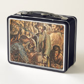 Moonshiners machen weißen Blitz Whiskey Liquor Metall Brotdose (Rückseite)