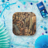 Moonshiners machen weißen Blitz Whiskey Liquor Pappteller (Party)