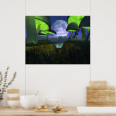 Moonshrooms Poster (Küche)