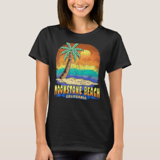 Moonstone Beach California Vintag beängstigend Sou T-Shirt