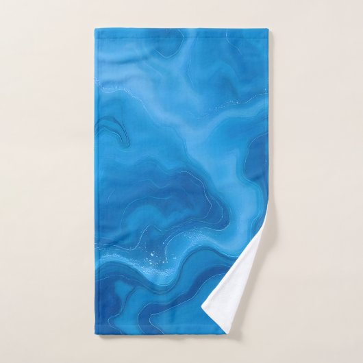 Moonstone Blue Badhandtuch Set (Handtuch)