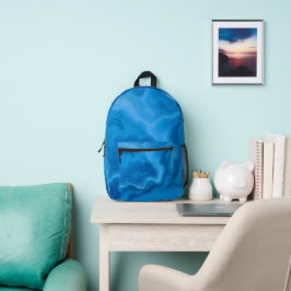 Moonstone Blue Bedruckter Rucksack