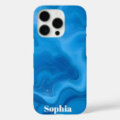 Moonstone Blue Case-Mate iPhone Hülle (Rückseite)