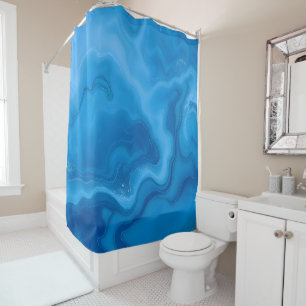 Moonstone Blue Duschvorhang