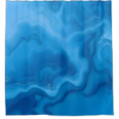 Moonstone Blue Duschvorhang (Vorderseite)