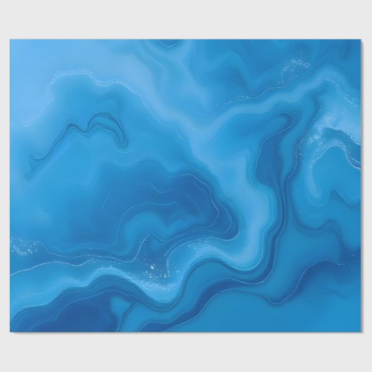 Moonstone Blue- Geschenkpapier (Flach)