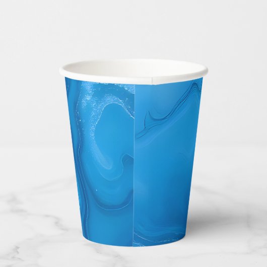 Moonstone Blue Pappbecher (Rechts)