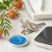 Moonstone Blue Schlüsselanhänger (Seite)