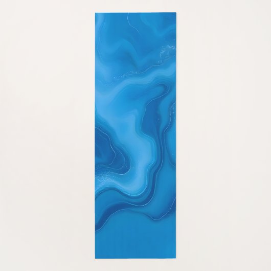 Moonstone Blue Yogamatte (Rückseite)
