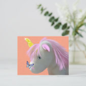 Moonstone, das Einhorn Postkarte (Stehend Vorderseite)