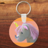 Moonstone, das Einhorn Schlüsselanhänger (Vorderseite)