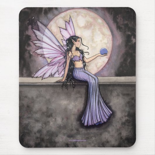 Moonstone Fairy Mousepad von Molly Harrison (Vorne)