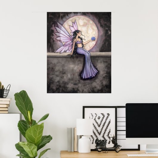 Moonstone Fairy Poster von Molly Harrison (Heimbüro)