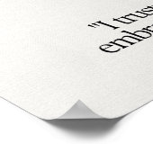 Moonstone Gem Crystal Meaning Card Poster (Ecke)