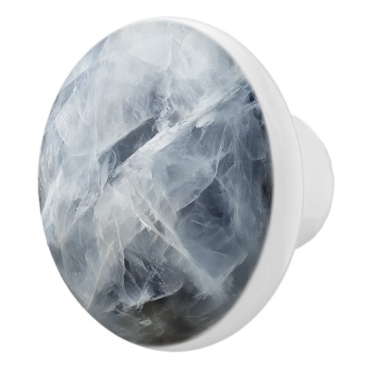 Moonstone Gem Muster Keramikknauf (Rechts)