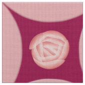 MoonStone Rose und Kirsche Blume in der Tür Stoff (Nahaufnahme)