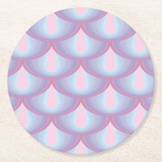 Moonstone Scales Paper Untersetzer (Vorderseite)