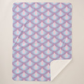 Moonstone Scales Sherpa Blanket Sherpadecke (Vorderseite)