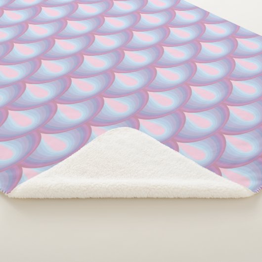 Moonstone Scales Sherpa Blanket Sherpadecke (3/4)