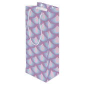 Moonstone Scales Weinbeutel Geschenktüte Für Weinflaschen (Rückseite Schrägansicht)