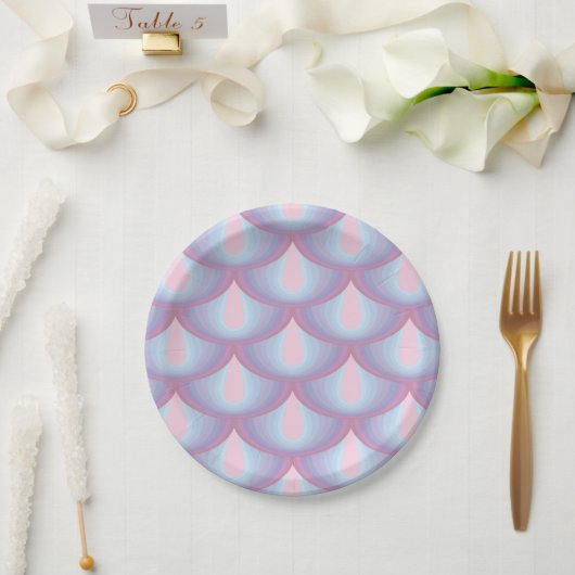 Moonstone-Skala 7" Papier-Teller Pappteller (Hochzeit)