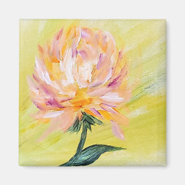 Moonstudio - Orange Peony Magnet