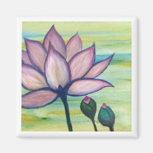 Moonstudio - Pink Lotus Magnet