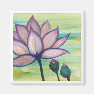 Moonstudio - Pink Lotus Magnet