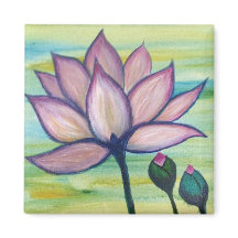 Moonstudio - Pink Lotus Magnet