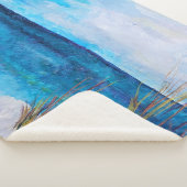 Moonstudio - St. Andrew's Beach Sherpa Blanket Sherpadecke (3/4)