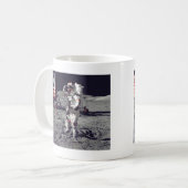 Moonwalk Apollo 17 Kaffeetasse (Vorderseite Links)