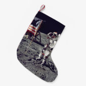 Moonwalk Apollo 17 Kleiner Weihnachtsstrumpf (Vorderansicht (hängend))