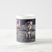 Moonwalk Apollo 17 Porzellantasse (Vorderseite)