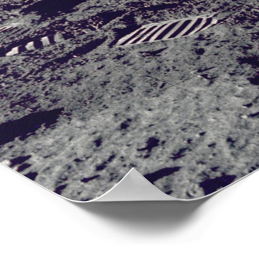 Moonwalk Apollo 17 Poster (Ecke)