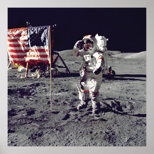 Moonwalk Apollo 17 Poster (Vorne)