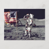Moonwalk Apollo 17 Postkarte (Vorderseite)
