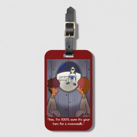 Moonwalk Gepäckanhänger (Vorderseite Vertikal)