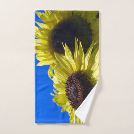 Moonwalker Sonnenblumen suchen nach Himmel Handtuch