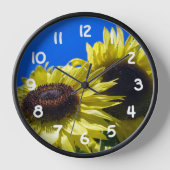 Moonwalker Sonnenblumen suchen nach Himmel Uhr (Vorderseite)